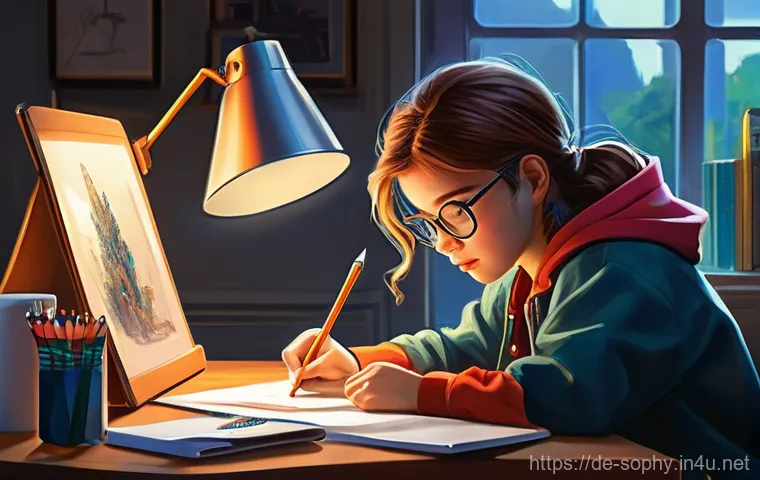소피루비 팬층의 활동 - **Prompt for Fan-Art Creation:**
"A talented young fan artist, fully clothed in comfortable, cas...