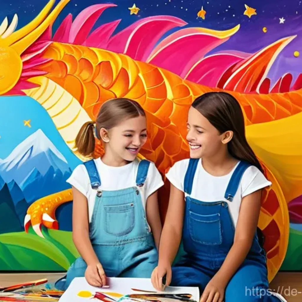 소피루비 방영 정보 - **Prompt 1: "Sophie and Ruby's Whimsical Art Adventure"**
    A vibrant, whimsical illustration of t...