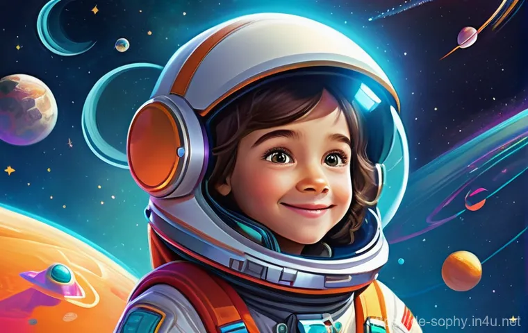 소피루비의 캐릭터 에세이 - Prompt 1: Sophie Ruby's Astronaut Adventure**
