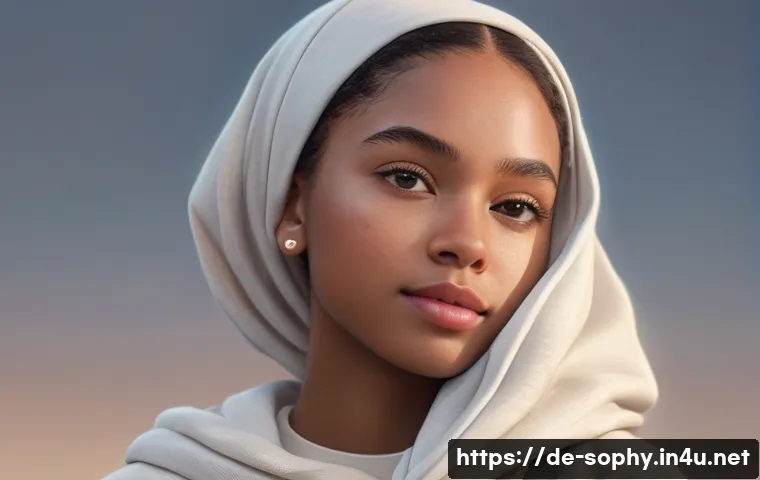소피루비 팬아트 갤러리 - A highly detailed, realistic digital portrait of Sofi Ruby, showcasing fine shading and natural skin...