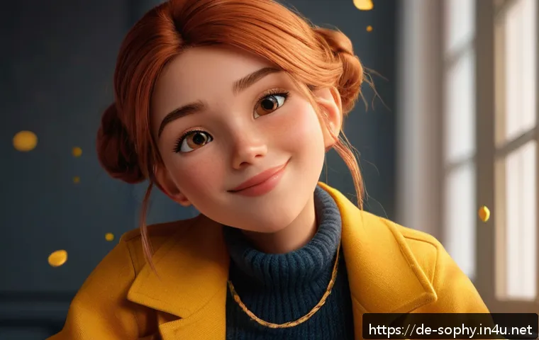 소피루비 캐릭터의 성장 과정 - A detailed character portrait of SofiRuby, a lively female animation character with expressive facia...