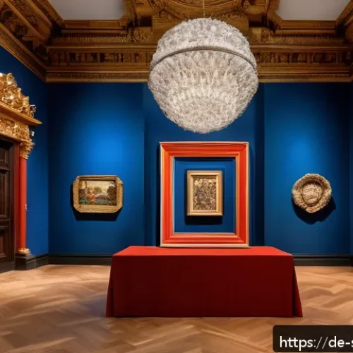 Home 30 소피루비의 작품성 평가 - A sophisticated art installation blending Renaissance and Baroque classical motifs with modern mixed...